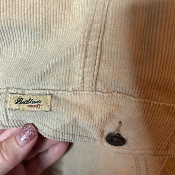 Levi Strauss Vintage Blazer Light Tan Corduroy Women’s Medium - Picture 4 of 14
